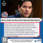Marco Rubio Konfime kòm Sekretè Deta Etazini