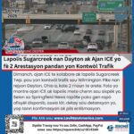 Lapolis Sugarcreek Twp. ak Ajan ICE fè Arestasyon pandan Kontwòl Trafik