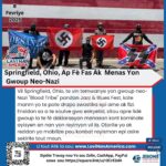 Springfield, Ohio, Ap Fè Fas Ak Menas Yon Gwoup Neo-Nazi