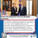 Etazini Vle Eksplwate Tè Ra nan Repiblik Dominikèn