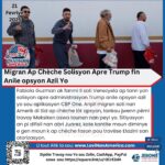Migran Ap Chèche Solisyon Apre Trump fin Anile opsyon Azil Yo