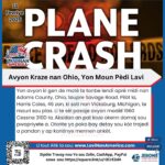 Avyon Kraze nan Ohio, Yon Moun Pèdi Lavi