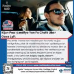 Kijan Pou Idantifye Yon Fo Chofè Uber Oswa Lyft