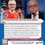 Jim Tressel Nonmen Kòm Gouvènè Adjwen Ohio