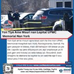 Yon Tiyè Ame Mouri nan Lopital UPMC Memorial Nan York