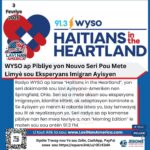 WYSO ap Pibliye yon Nouvo Seri Pou Mete Limyè sou Eksperyans Imigran Ayisyen – Kominike Pou Laprès