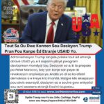 Kisa Ou Dwe Konnen Sou Desizyon Trump Pran Pou Kanpe Èd Etranje USAID Yo.